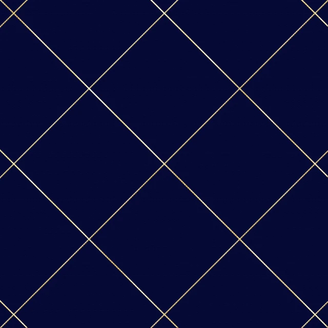 a dark blue background with gold lines, a mosaic, art deco, diagonal, tile, custom, blue image