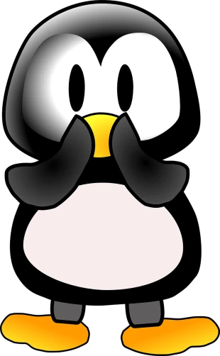 a black and white penguin with a mustache, inspired by Jacob Duck, pixabay, sōsaku hanga, 4 k hd fur face!!!, cad, black pulcinella mask, digitally colored