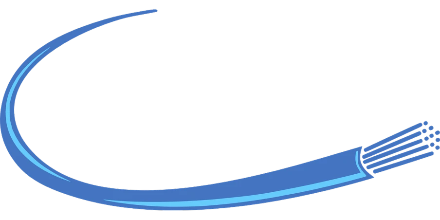 a blue toothbrush on a black background, a picture, by Robert Childress, cobra, minimalist logo without text, rounded lines, banner, sprial