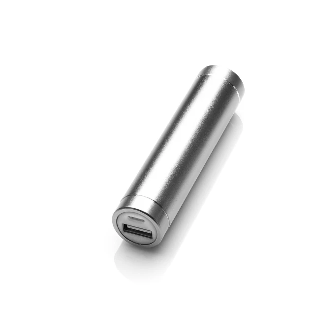 a silver lighter sitting on top of a white surface, by Daniel Gelon, minimalism, ios, battery, 2 1 0 mm, 1824