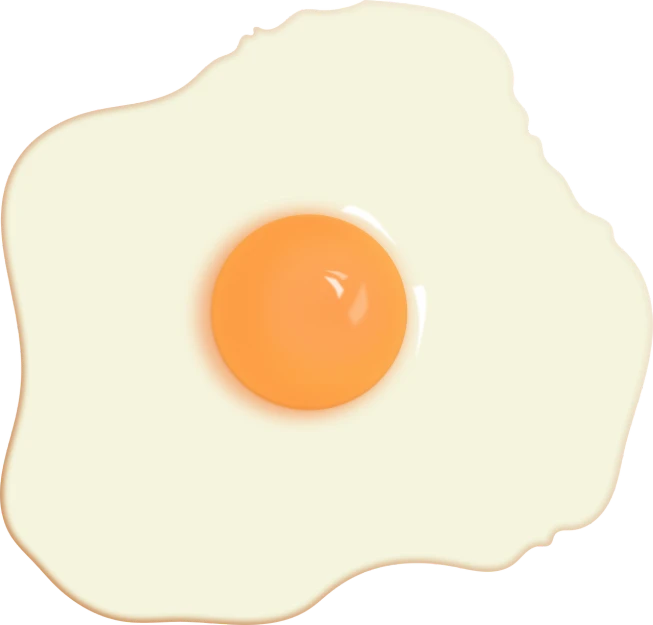 a fried egg sitting on top of a white plate, an illustration of, pixabay, sōsaku hanga, high detail illustration, molten, high grain, portrait of a big