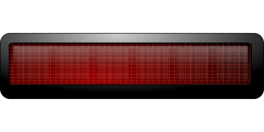 a red checkered button on a black background, a computer rendering, digital art, health bar hud, red banners, lined up horizontally, wrapped thermal background