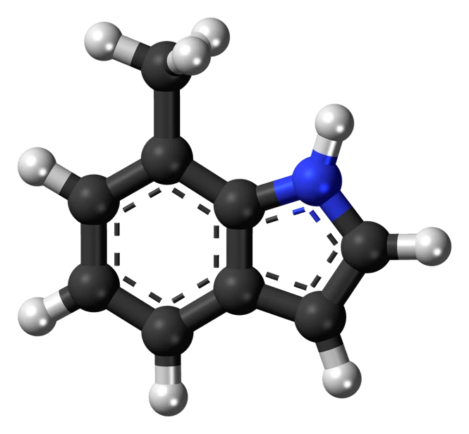 a close up of a model of a molecule, a raytraced image, tachisme, black and blue color scheme, in style of monkeybone, cocaine, inside dark oil