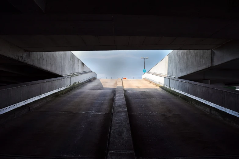 there is no image here to provide a caption for, by Brad Holland, postminimalism, gateway, view from the bottom, road to the sea, ramps