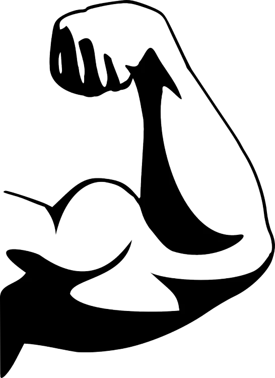 a black and white drawing of a woman's arm, an abstract drawing, inspired by Alexander Archipenko, reddit, ascii art, black backround. inkscape, background a gym, uncompressed png, mspaint