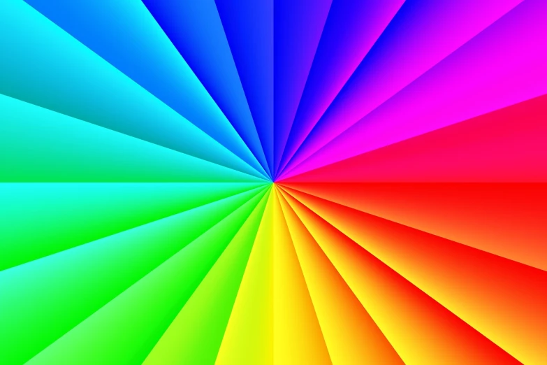 a close up of a rainbow colored background, color vector, 16 colors, sprial, without text