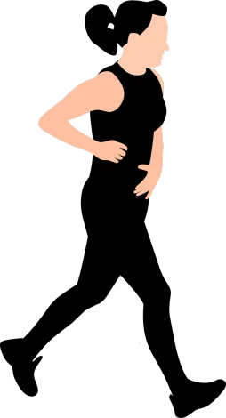 a silhouette of a woman in a black dress, vector art, inspired by Patrick Nagel, deviantart, figuration libre, shrugging arms, -step 50, black background!!!!!, loosely cropped