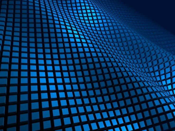 a black and blue abstract background with squares, digital art, 3 d vector, ripping the fabric of spacetime, halftone pattern, big size