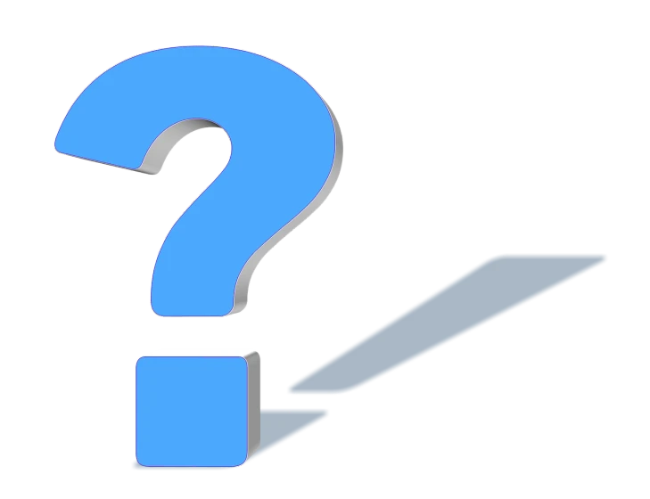 a blue question mark on a black background, pixabay, hurufiyya, box cutter, spatula, style of mirror\'s edge, various posed