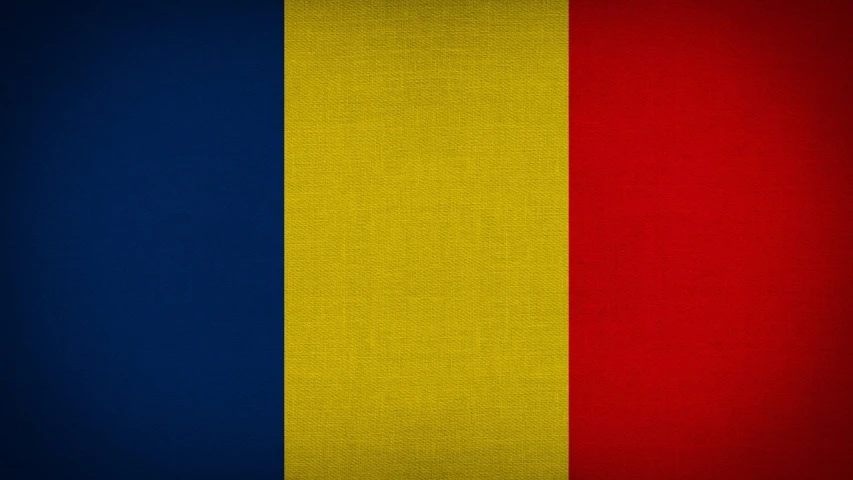 the colors of the flag are red, yellow, and blue, inspired by Ștefan Luchian, shutterstock, fine art, linen canvas, header text”, burlap, yellow carpeted