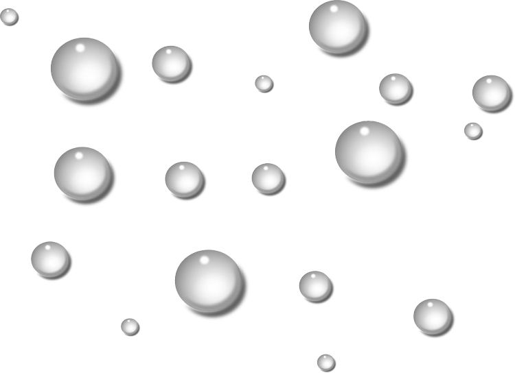 a black and white photo of a bunch of spheres, a raytraced image, deviantart, black backround. inkscape, underwater bubbles, uncompressed png, white pearlescent