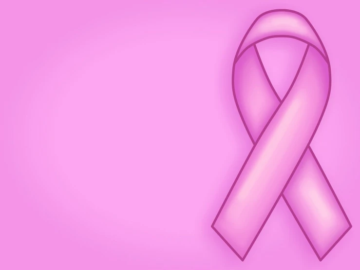 a pink ribbon on a pink background, by mckadesinsanity, computer wallpaper, cad, stained”, support