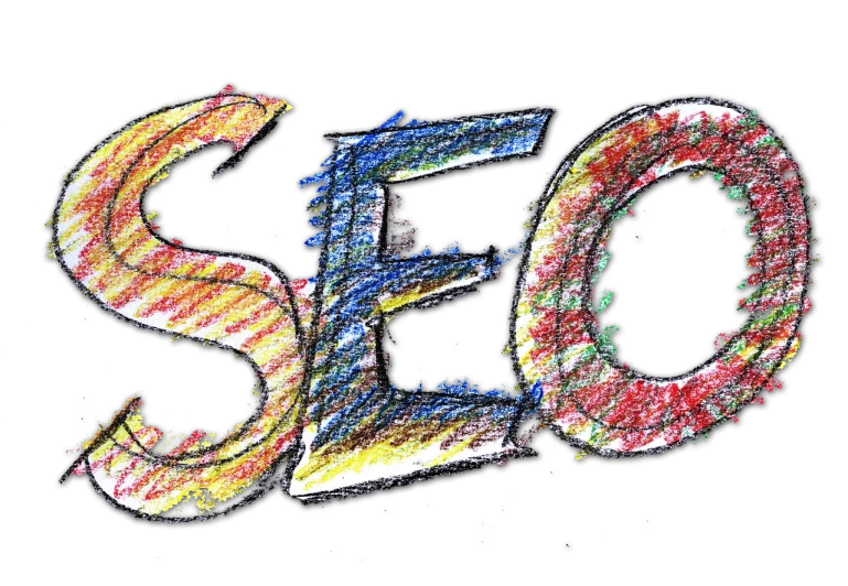 a drawing of the word seo on a black background, by Mirko Rački, pixabay, large pastel, blurred detail, chalked, - signature