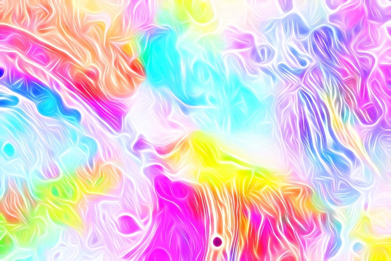 a multicolored abstract painting of a giraffe, a digital painting, generative art, abstract rippling background, vapor wave, rainbow line - art, blurred and dreamy illustration