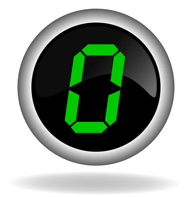 a green digital clock on a black background, a digital rendering, by Andrei Kolkoutine, character icon, fulcolor octane reminder, digital pong screen, r-number