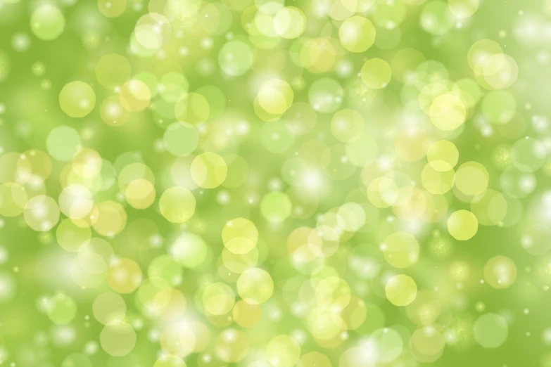 an image of a green bokeh background, by Ai-Mitsu, light yellow, luminous grassy background, green colored skin, glitter