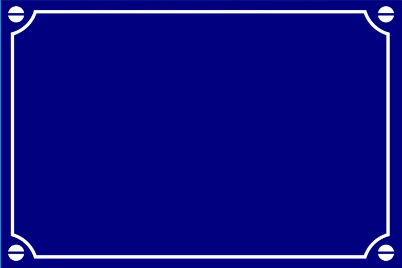 a blue square with a white border, a computer rendering, 1 6 : 9 ratio, white outline border, tubes, no text!