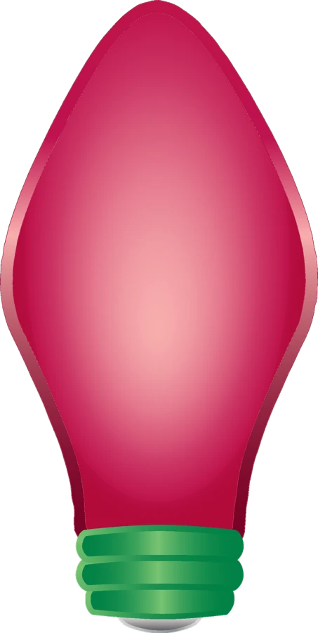 a red light bulb on a white background, a digital rendering, deviantart, art nouveau, smooth fuschia skin, wine red trim, uncompressed png, buttshape