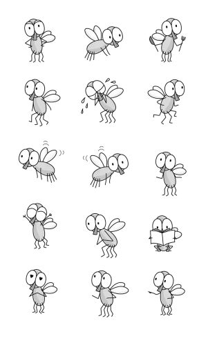 a bunch of bugs sitting on top of each other, concept art, inspired by Roger Ballen, reddit, digital art, mario sprite sheet walk cycle, cocky expression, with a black background, cory behance hd