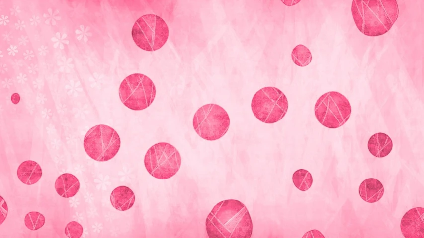 a pink background with circles and snowflakes, by Kim Du-ryang, tumblr, textured photoshop brushes, many floating spheres, petals, 15081959 21121991 01012000 4k
