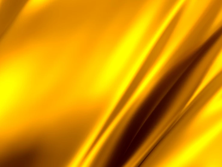 a close up of a yellow and black background, digital art, by Thomas Häfner, gold silk, smooth 3d cg render, silky garment, caramel