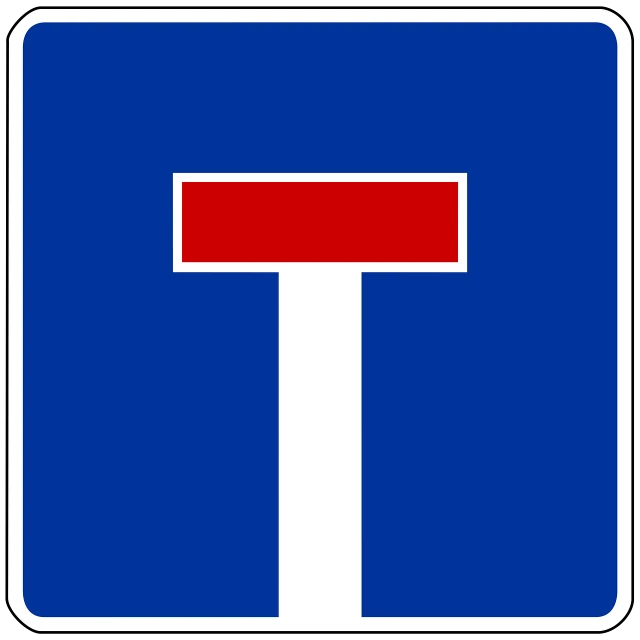 a blue and white street sign with a red stripe, by Ernő Tibor, no gradients, tunnels, lada, t-top