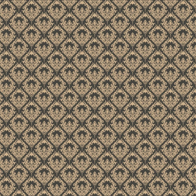 a close up of a pattern on fabric, a digital rendering, inspired by Katsushika Ōi, shutterstock, baroque, dark beige grey background, speakeasy bar background, sprite sheet, 1128x191 resolution