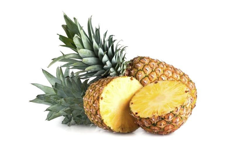 a couple of pineapples sitting next to each other, -h 1024, edible, 6 pack, fine detailing