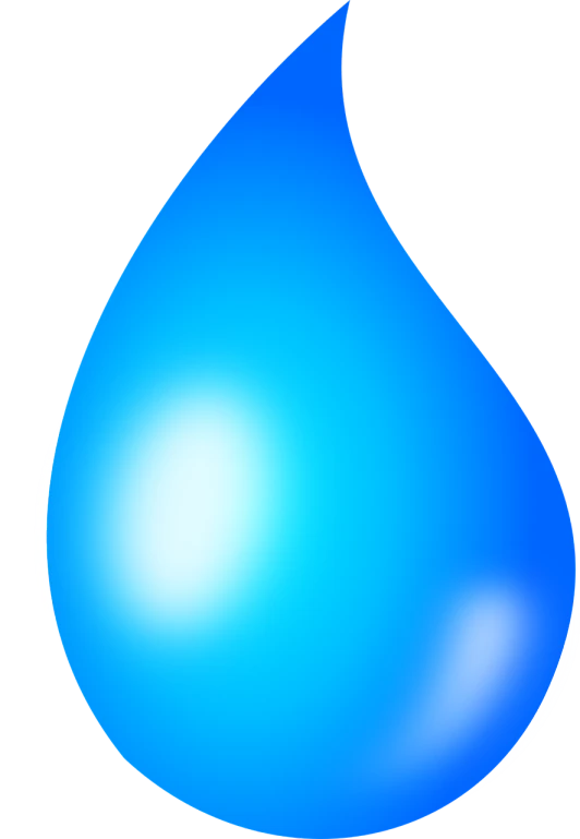 a blue drop of water on a black background, a raytraced image, by Tadashi Nakayama, flickr, digital art, paint tool sai!! blue, watertank, logo without text, is at dawn and bluish