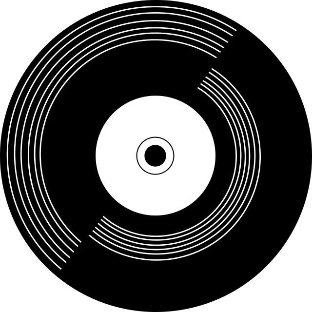 a black and white photo of a vinyl record, vector art, inspired by Oskar Lüthy, computer art, hq 4k phone wallpaper, minimalism, amoled wallpaper, 15081959 21121991 01012000 4k