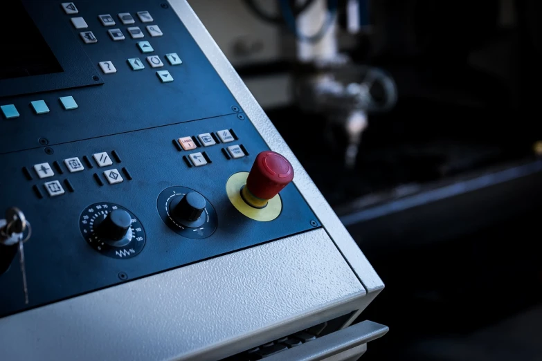 a close up of a control panel on a machine, a picture, les automatistes, close up portrait photo