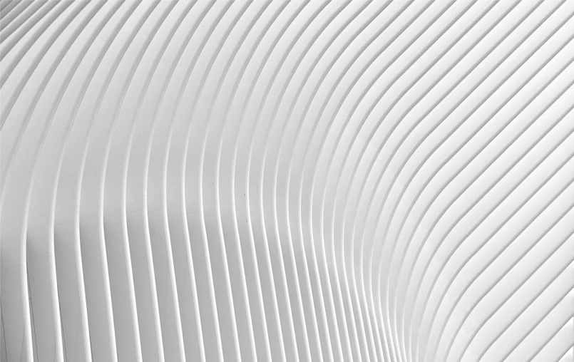 a black and white photo of a building, an abstract sculpture, by Andrei Kolkoutine, pexels contest winner, light and space, white sweeping arches, ny, soft colors mono chromatic, iphone wallpaper