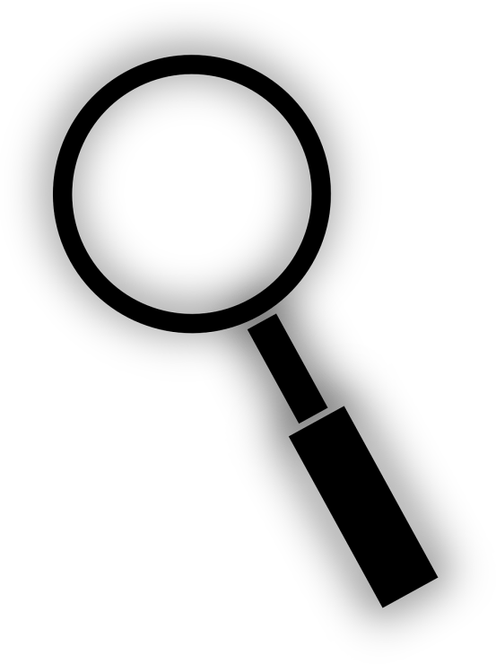 a black and white silhouette of a magnifying lou lou lou lou lou lou lou lou lou lou lou lou lou lou lou lou lou lou, pixabay, metal key for the doors, glagolitic glyph, on a white background, dividing it into nine quarters