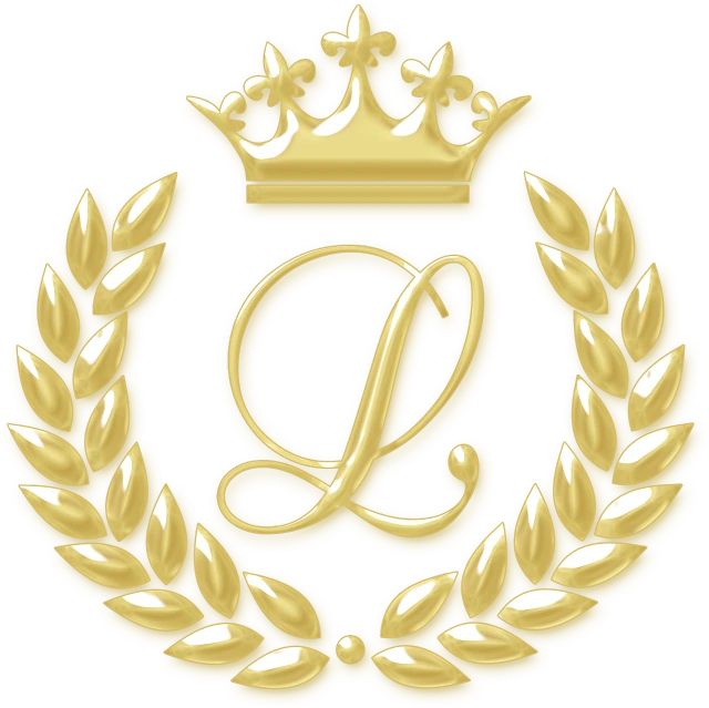 a golden wreath with a crown on top of it, by Lorentz Frölich, emblem, lada, link, military