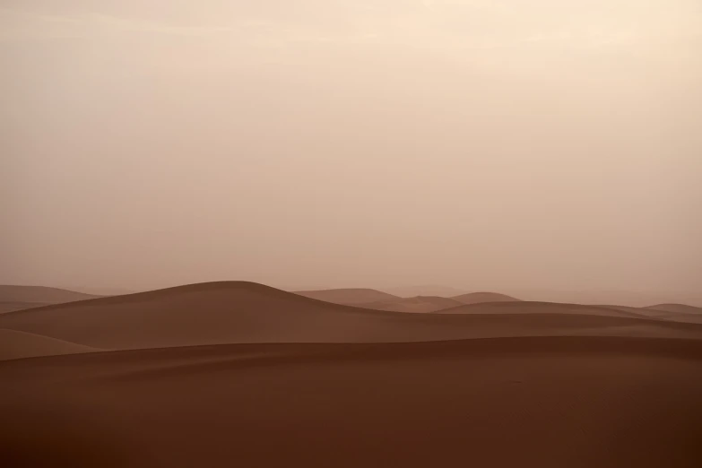 a person riding a horse in the desert, a picture, inspired by Frederick Goodall, tonalism, minimalist composition, sahara, sinuous, very hazy