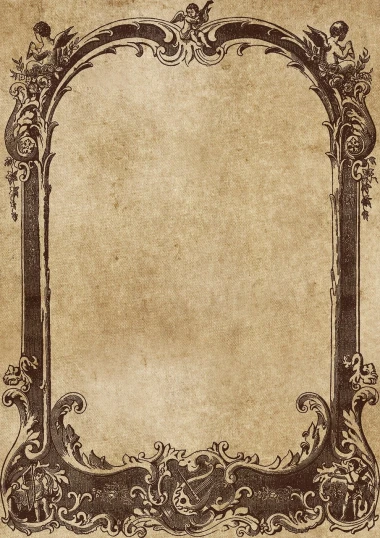 a picture of a picture of a picture of a picture of a picture of a picture of a picture of a picture of a picture of a, by Joseph Raphael, trending on pixabay, baroque, card back template, grungy gothic, light brown background, ornate details