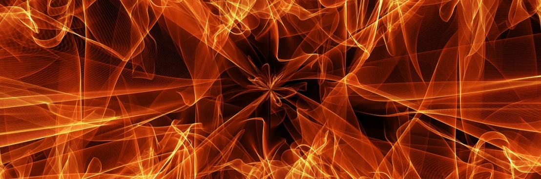 a close up of a fire on a black background, digital art, by Eugeniusz Zak, pixabay, digital art, lines of energy, orange backgorund, fractal of scary dirac equations, aaaaaaaaaaaaaaaaaaaaaa