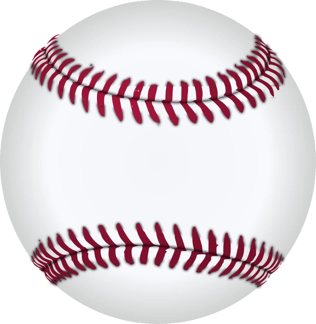 a close up of a baseball on a white background, a picture, inspired by David B. Mattingly, flickr, digital art, svg illustration, rounded, various posed, white background!!!!!!!!!!