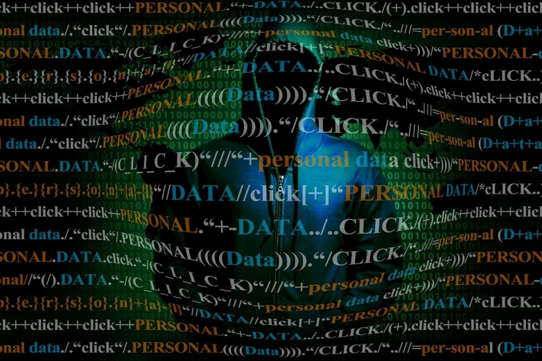 a person standing in front of a computer screen, pixabay, ascii art, explosion of data fragments, marketing photo, 🦩🪐🐞👩🏻🦳, closeup photograph