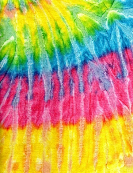 a close up of a tie dye shirt, inspired by Gabriel Dawe, flickr, 1970s hippie cloth style, solid colour background”, full of colour 8-w 1024, bright towels