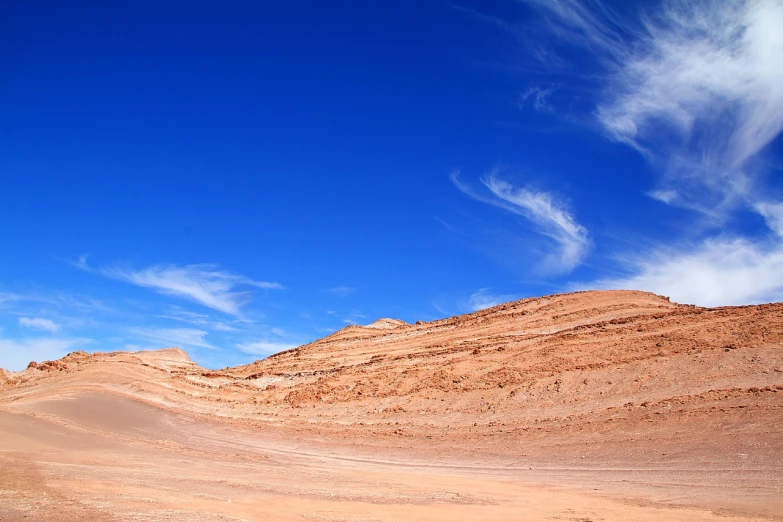 a man flying through the air while riding a snowboard, a tilt shift photo, by Andrei Kolkoutine, flickr, les nabis, in the dry rock desert, high detail photo of a deserted, big blue sky, between sedimentary deposits