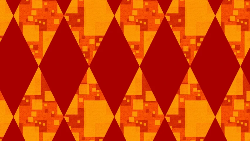 an image of a pattern made up of squares, a digital rendering, geometric abstract art, red and orange colored, lava lamp, diamond, linen