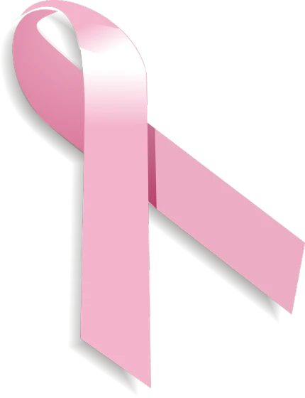 a pink ribbon on a black background, by Robert Childress, pixabay, no gradients, facing right, she, bra