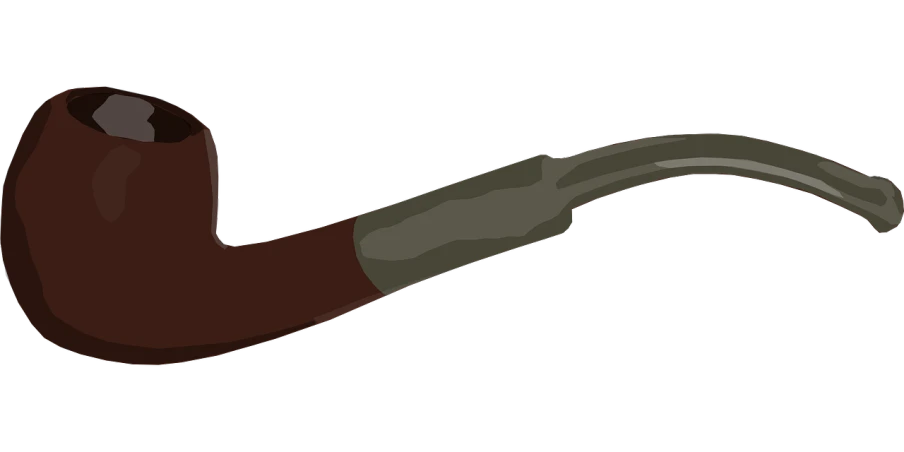a pipe sitting on top of a table, concept art, inspired by Kamisaka Sekka, hurufiyya, bloody knife, made in paint tool sai2, background image, clipart