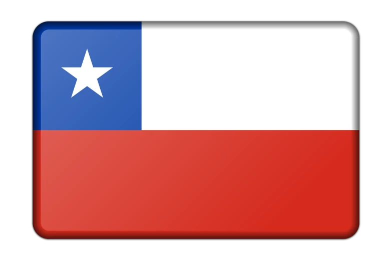 a red, white and blue flag with a star, a digital rendering, by Francisco de Holanda, chilean, frame, xbox, andes