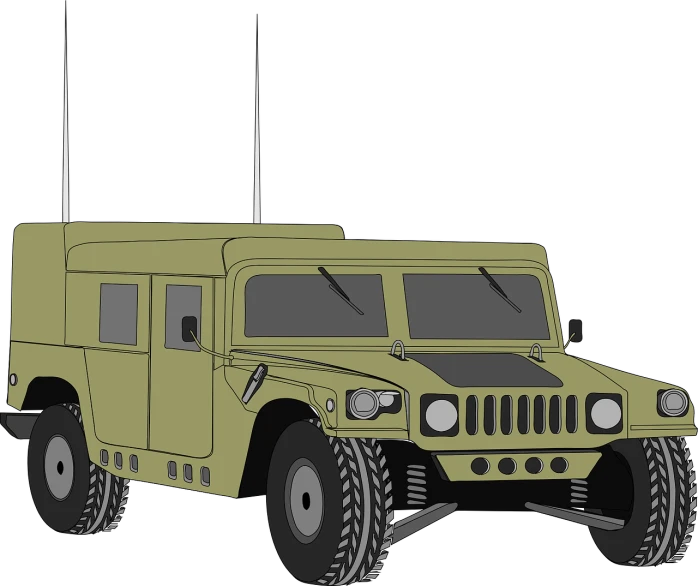 a military vehicle on a black background, pixabay, hurufiyya, cell shaded adult animation, age 2 0, humus, scar