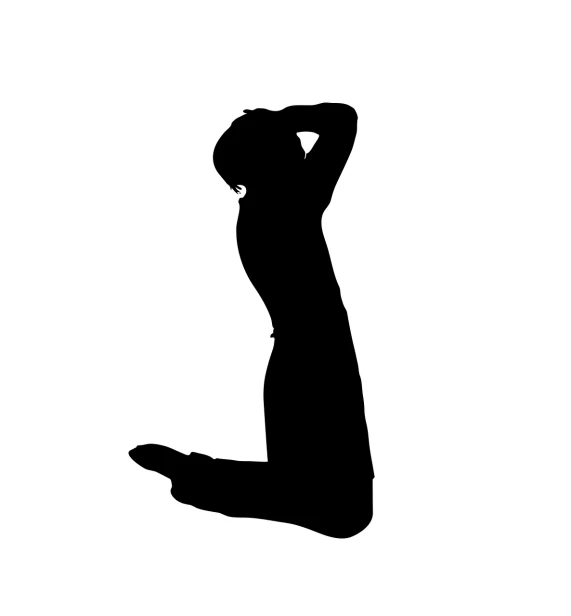 a silhouette of a woman holding a tennis racquet, a picture, figuration libre, desperate pose, praying posture, lying down, bend over posture