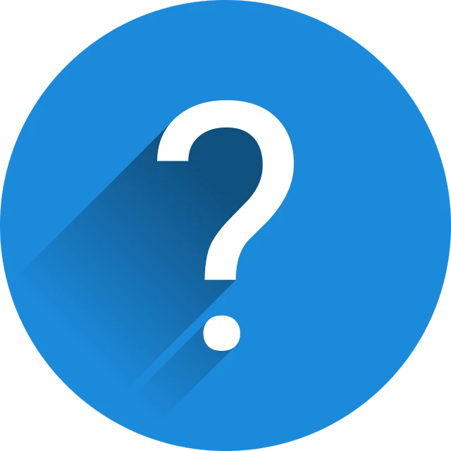 a blue circle with a white question mark on it, by Matt Stewart, pixabay, hurufiyya, avatar image, fan art, inspect in inventory image, logo without text