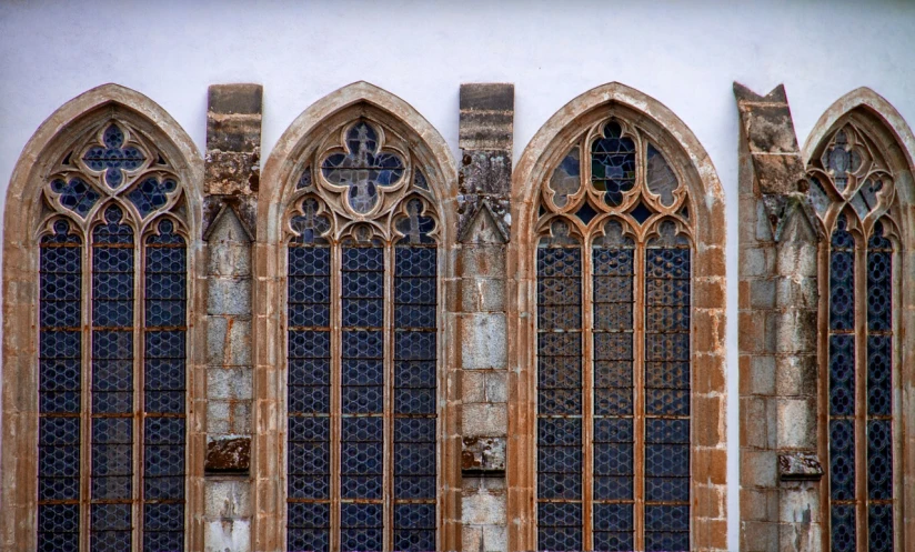 a couple of windows that are next to each other, inspired by Master of Saint Giles, pexels, romanesque, hdr detail, gui guimaraes, in a row, part of the screen