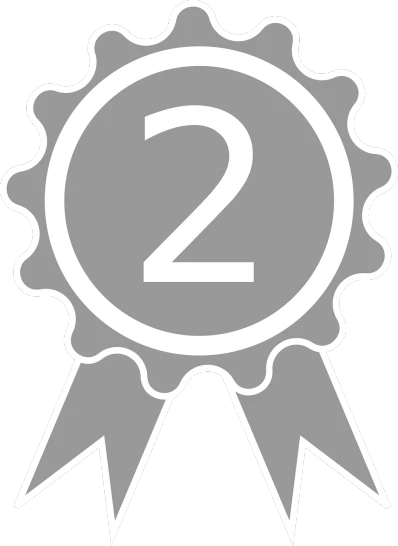 a badge with the number two in it, a black and white photo, pixabay contest winner, ribbons, !!! very coherent!!! vector art, 2 d autocad, server